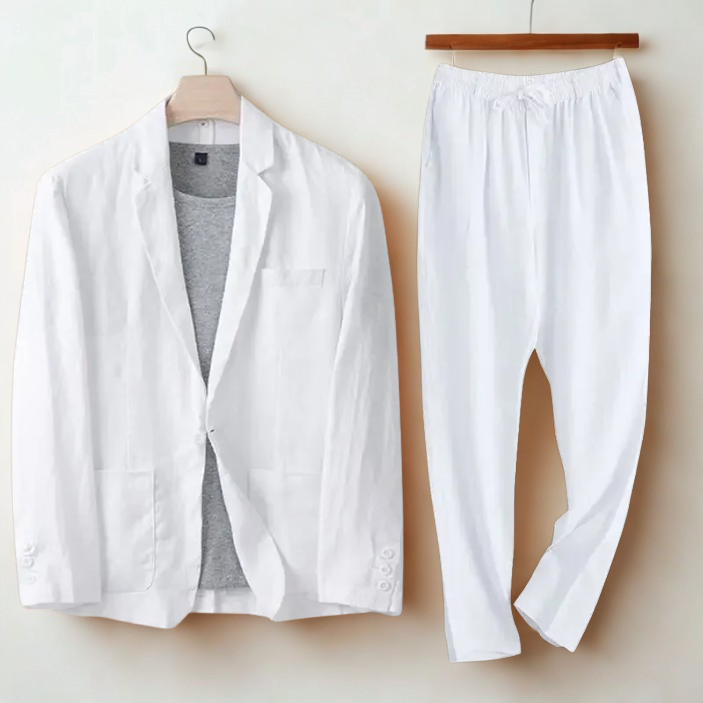 Italian Meadow Linen Suit