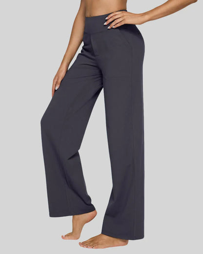 Loose High-Rise Business Casual Pants